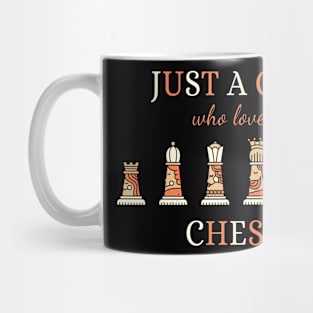 Just A Girl Who Loves Chess Mug